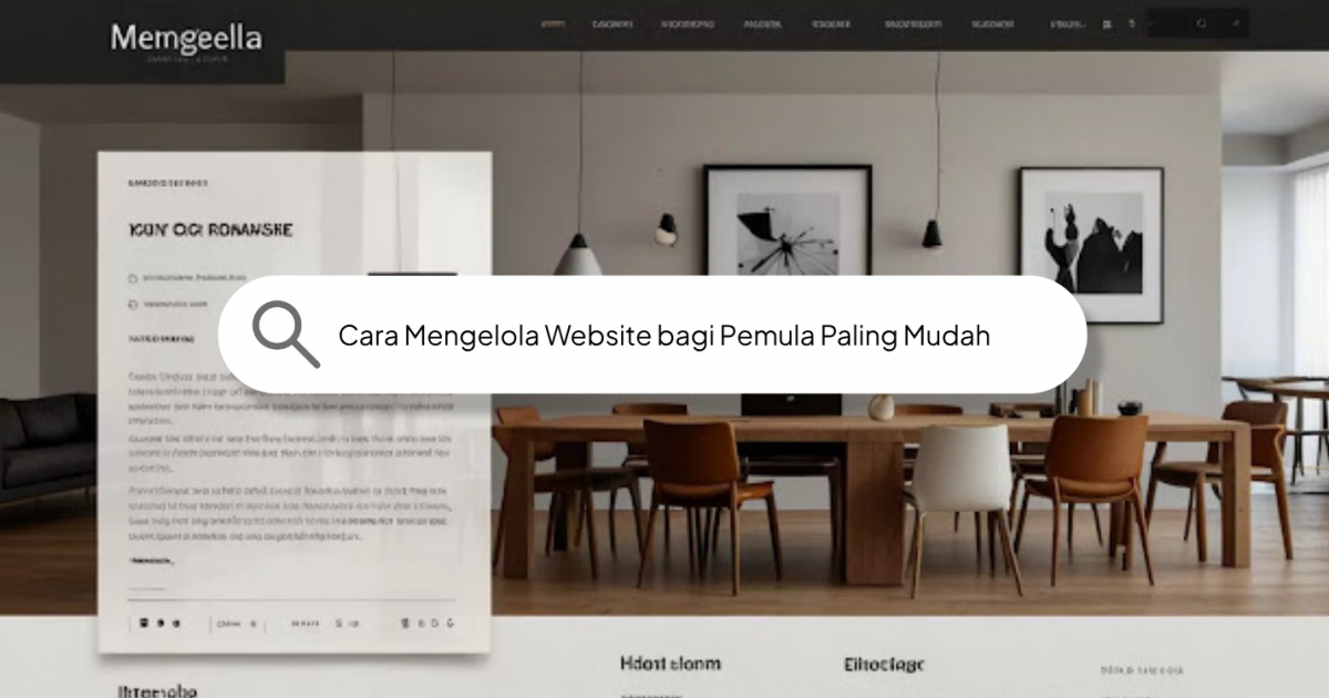 Cara Mengelola Website bagi Pemula Paling Mudah